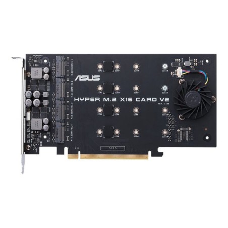 Asus hyper m.2 x16 card v2 tarjeta y adaptador de interfaz interno