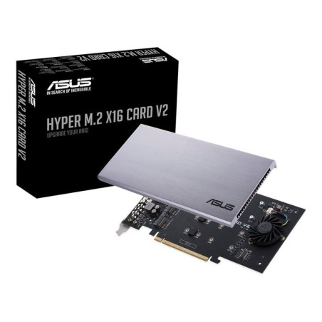 Asus hyper m.2 x16 card v2 tarjeta y adaptador de interfaz interno