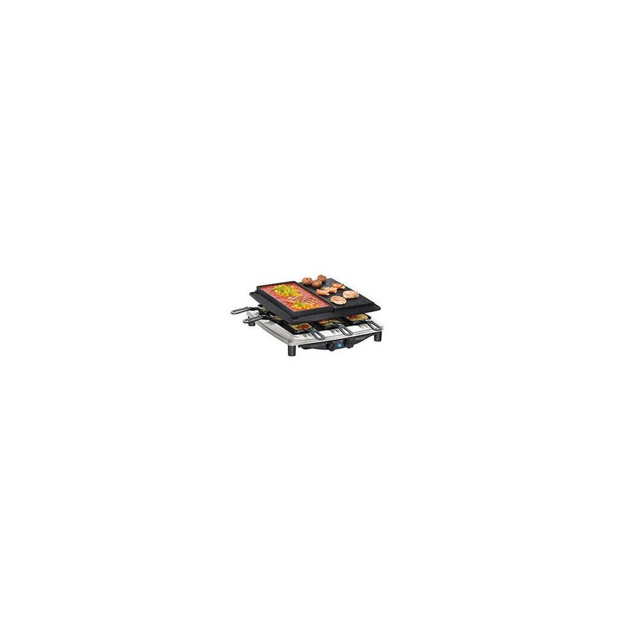 Steba raclette rc 4 plus deluxe cromado