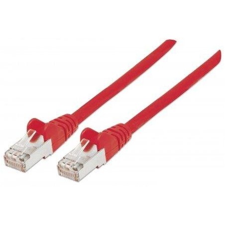 Intellinet patchkabel rj45 sf/utp cat5e  5m hebelschutz rot