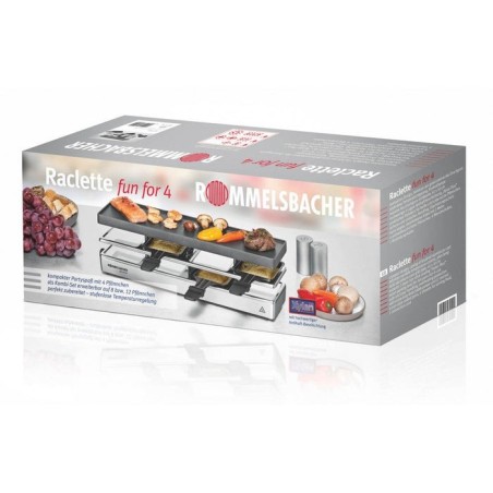 Raclette  rommelsbacher diversión para 4 rc 800, rc 800