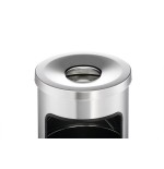 Durable papelera redonda safe con cencicero