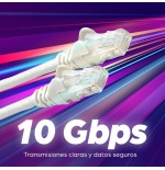 Intellinet 2m cat6 cable de red u/utp (utp) gris