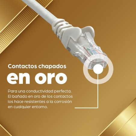Intellinet 2m cat6 cable de red u/utp (utp) gris