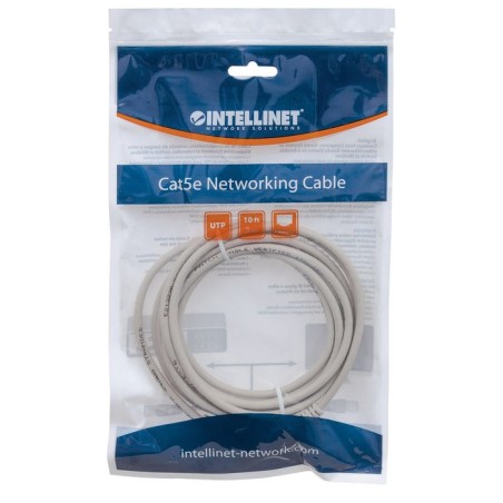 Intellinet 15m cat6 cable de red u/utp (utp) gris