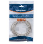 Intellinet 15m cat6 cable de red u/utp (utp) gris