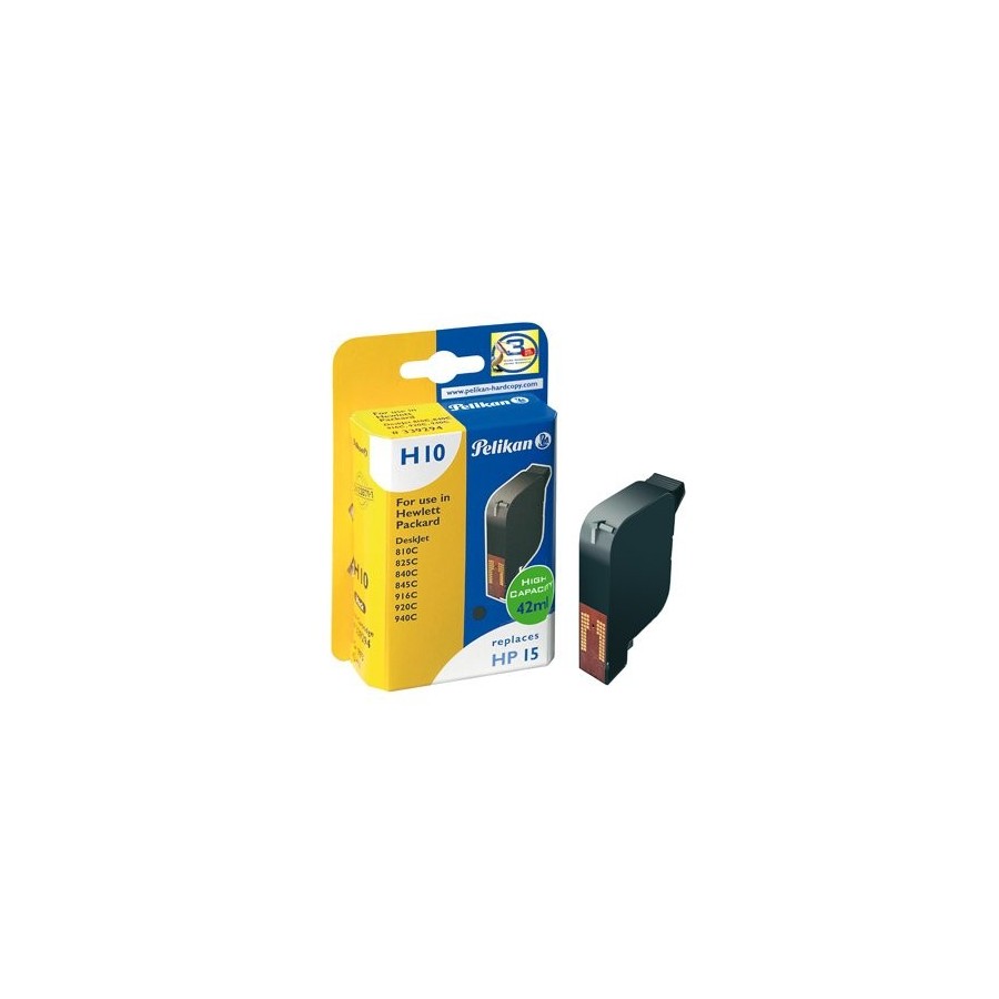 Pelikan tinta compatible negra hp c6615 h10 (339294)