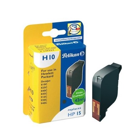 Pelikan tinta compatible negra hp c6615 h10 (339294)