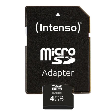 Intenso 3403450 micro sd clase 4 4gb c/adapt