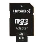 Intenso 3403450 micro sd clase 4 4gb c/adapt