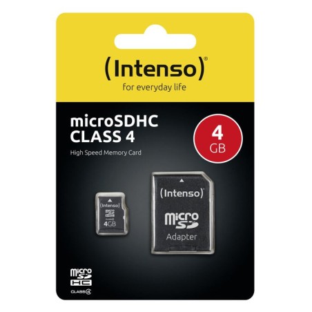 Intenso 3403450 micro sd clase 4 4gb c/adapt