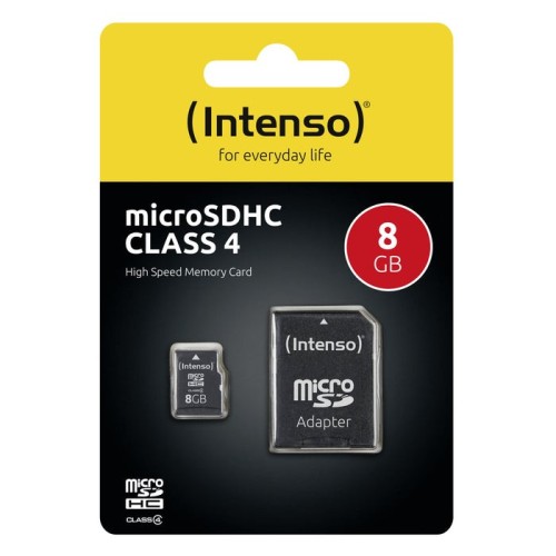 Intenso 3403460 memoria flash 8 gb sdhc clase 4