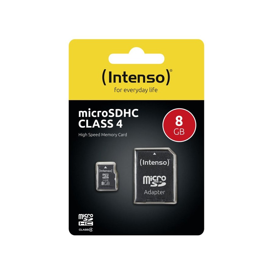 Intenso 3403460 memoria flash 8 gb sdhc clase 4