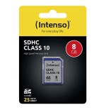 Intenso 3411460 memoria flash 8 gb sdhc clase 10