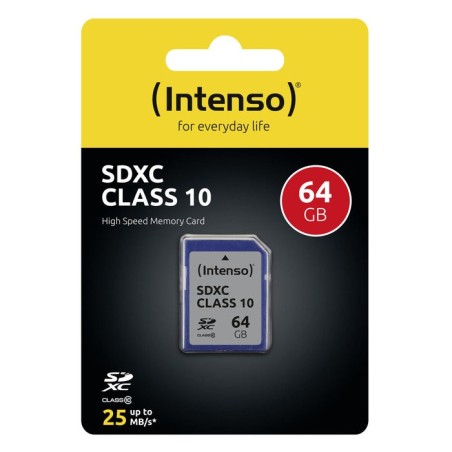 Intenso 3411490 memoria flash 64 gb sdxc clase 10