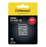 Intenso 3411490 memoria flash 64 gb sdxc clase 10