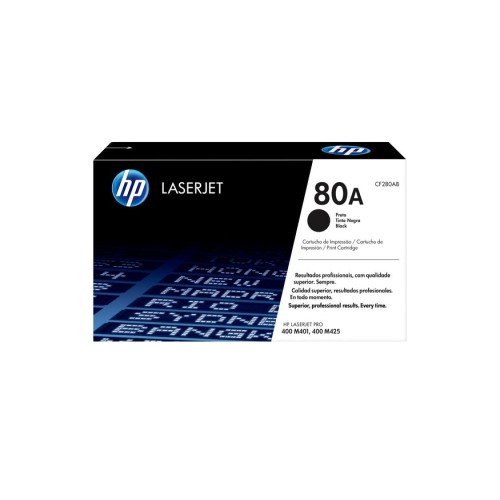 Tóner original hp 80a negro