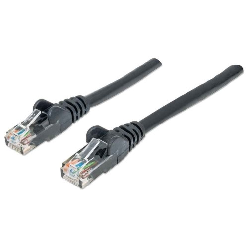 Intellinet patchkabel rj45 u/utp cat6 0.50m hebelschutz schw