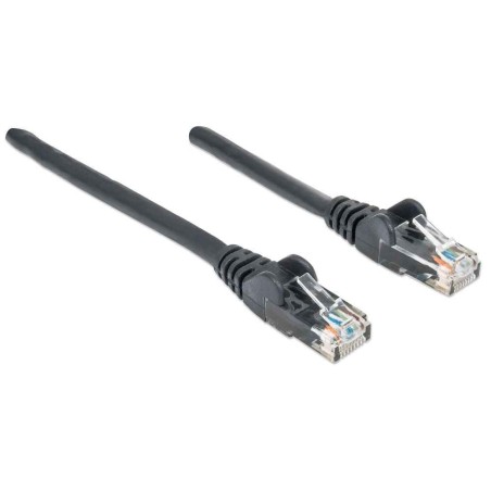 Intellinet patchkabel rj45 u/utp cat6 0.50m hebelschutz schw