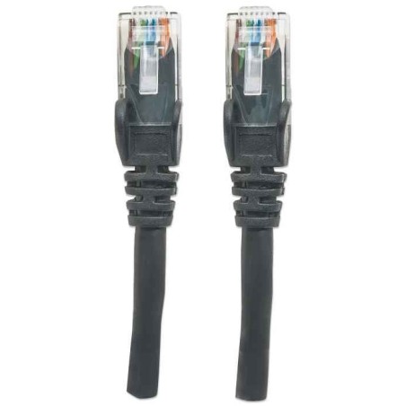 Intellinet patchkabel rj45 u/utp cat6 0.50m hebelschutz schw