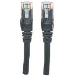 Intellinet patchkabel rj45 u/utp cat6 0.50m hebelschutz schw