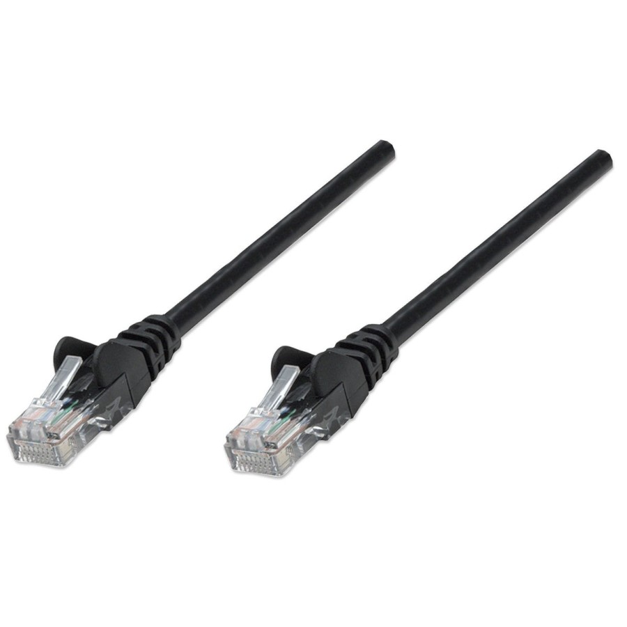 Intellinet patchkabel rj45 u/utp cat6 15m   hebelschutz schw