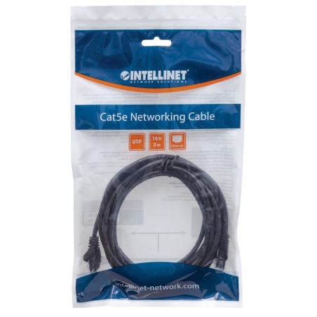 Intellinet patchkabel rj45 u/utp cat6 15m   hebelschutz schw