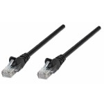 Intellinet patchkabel rj45 u/utp cat5e  10m hebelschutz schw