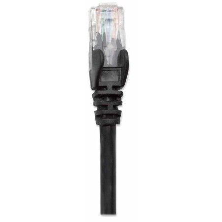 Intellinet patchkabel rj45 u/utp cat5e  10m hebelschutz schw