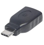 Manhattan 354646 adaptador de cable usb c usb a negro