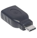 Manhattan 354646 adaptador de cable usb c usb a negro