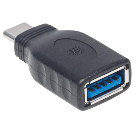 Manhattan 354646 adaptador de cable usb c usb a negro