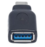 Manhattan 354646 adaptador de cable usb c usb a negro