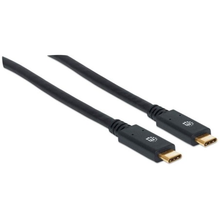 Manhattan 354905 cable usb 2 m usb 3.2 gen 1 [3.1 gen 1] usb c negro