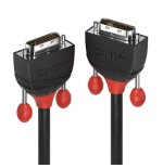 Lindy 36251 cable dvi 1 m dvi-d negro, rojo