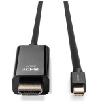 Lindy 36926 cable hdmi minidisplayport 1m negro