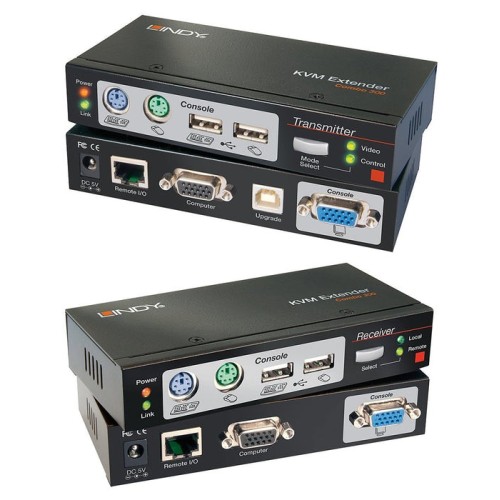 Lindy cat5 extensor kvm combo 300ps/2 usb y vga