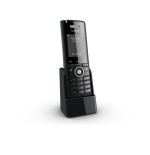 Teléfono snom m65 dect incluye base de carga,