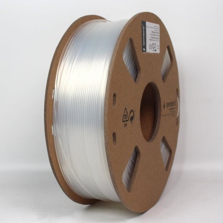 Gembird bobina de filamento abs 1.75mm 1kg transparente
