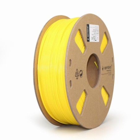 Gembird bobina de filamento abs 1.75mm 1kg amarillo