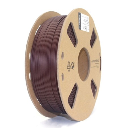 Gembird 3dp-pla1.75-01-br material de impresión 3d ácido poliláctico (pla) marrón 1 kg