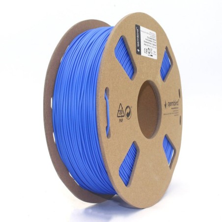 Bobina de filamento pla 1.75mm 1kg azul florescente