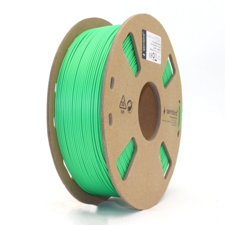 Gembird bobina de filamento pla 1.75mm 1kg verde