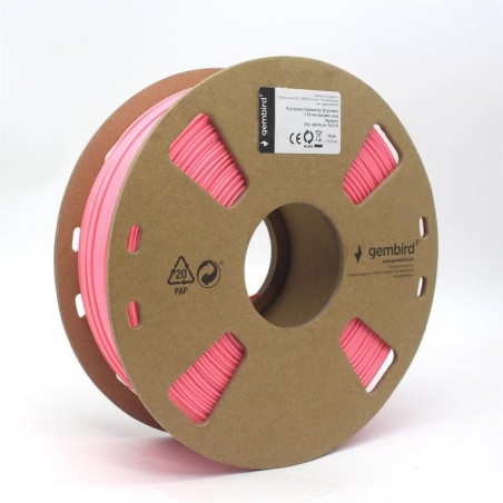 Gembird 3dp-pla1.75-01-p material de impresión 3d ácido poliláctico (pla) rosa 1 kg