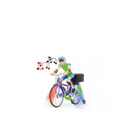 Jamara 402090 bicicleta de juguete con sonido morada
