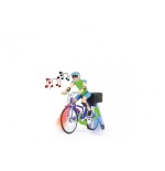 Jamara 402090 bicicleta de juguete con sonido morada
