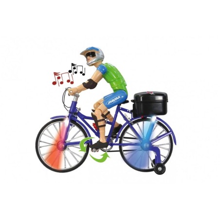 Jamara 402090 bicicleta de juguete con sonido morada