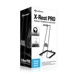 Soporte auriculares sharkoon x-rest pro metalico negro