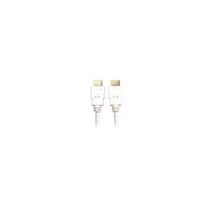 Sharkoon 1m, 2xhdmi cable hdmi hdmi tipo a (estándar) blanco