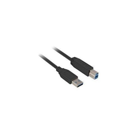 Sharkoon 2m, usb3.0-a/usb3.0-b cable usb 3.2 gen 1 (3.1 gen 1) usb a usb b negro